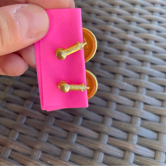 Set - Gold Necklace & Clip On Earrings - Picture 3 of 5